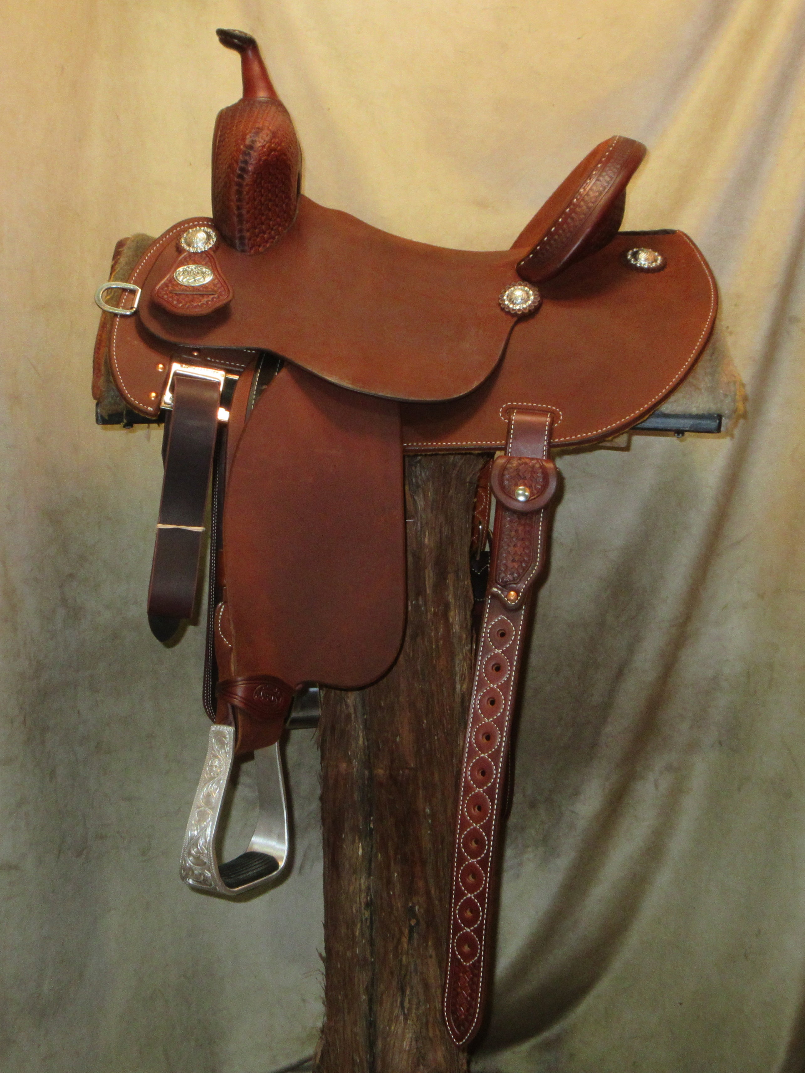 FX3 Barrel Saddle, Chestnut 14" | 14847