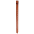 Chestnut standard flank billet from Martin Saddlery, hanging straight. The doubled and stitched skirting leather has a row of adjustment holes outlined in white stitching.
