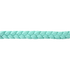 Mint braided nylon rein seen up close. The flat, even braid runs the width of this 1-inch Martin Saddlery barrel rein.