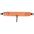 Natural 4.5-inch flank cinch from Martin Saddlery, laid out flat. The wide skirting leather cinch has roller buckles at both ends, keepers, and a dark center hobble strap.