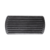 Rubber stirrup tread insert replacement from Martin Saddlery, seen from above. Raised ribs run the length of the black rubber tread.