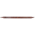 Chestnut floral tooled rope can strap laid out straight, seen from above. Tooling runs the full length between the swivel snaps.
