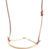 Western string cavesson seen from the front. The light nylon cord noseband loops between dark leather cheek straps and adjusts with a sliding knot.